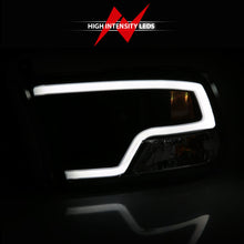 Load image into Gallery viewer, ANZO 09-18 Dodge Ram 1500 Plank Style Projector Headlights Black w/ Halo - eliteracefab.com