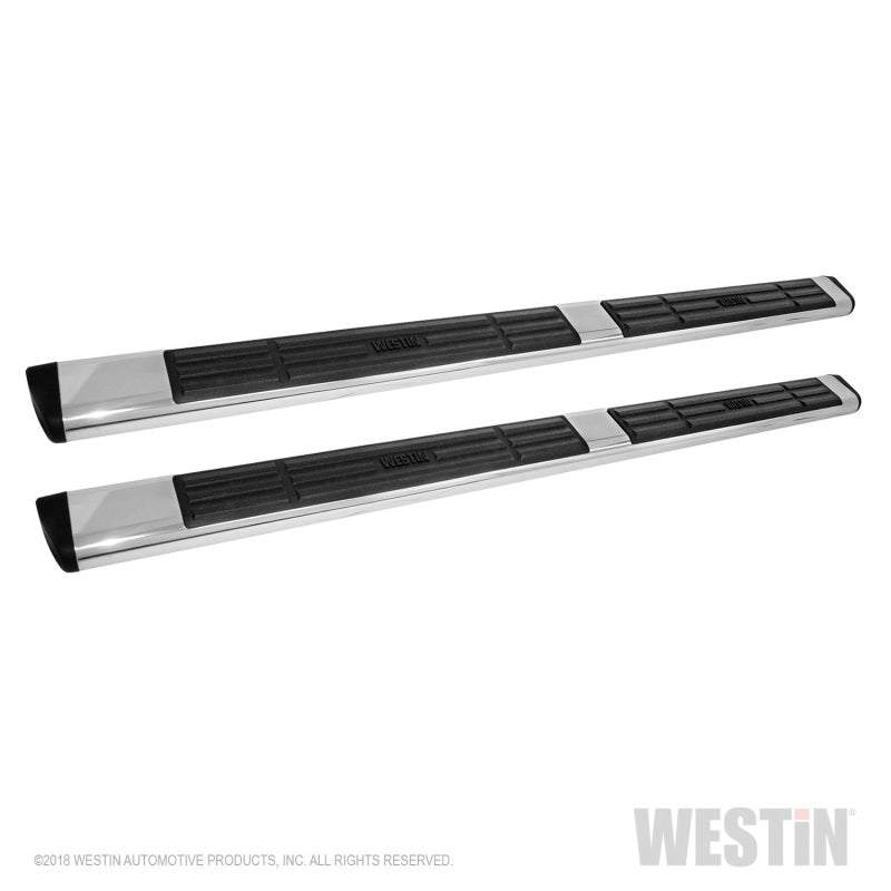 Westin Premier 6 in Oval Side Bar - Stainless Steel 75 in - Stainless Steel - eliteracefab.com