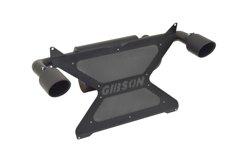 Gibson 17-20 Can-Am Maverick X3 Turbo Base 2.25in Dual Exhaust - Black Ceramic - eliteracefab.com