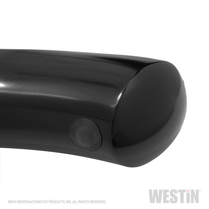 Westin 2019 Chevrolet Silverado/Sierra 1500 Crew Cab Non LD PRO TRAXX 4 Oval Nerf Step Bars - Black - eliteracefab.com