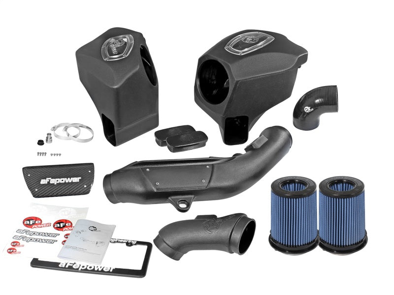 aFe Momentum Pro 5R Cold Air Intake System 15-18 BMW M3/M4 (F80/82/83) L6-3.0L (tt) S55 - eliteracefab.com