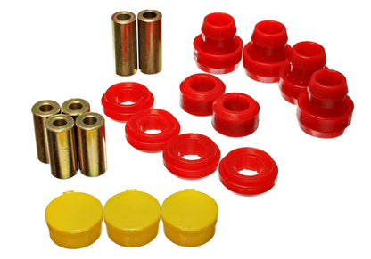 Energy Suspension 97-01 Honda Prelude (Type SH only) Red Front Control Arm Bushing Set - eliteracefab.com