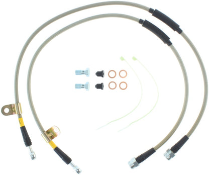 STOPTECH 00-06 SUBURBAN 2500 2WD / 03-06 4WD / 03-07 HUMMER H2 STAINLESS STEEL FRONT BRAKE LINE KIT, 950.66004 - eliteracefab.com