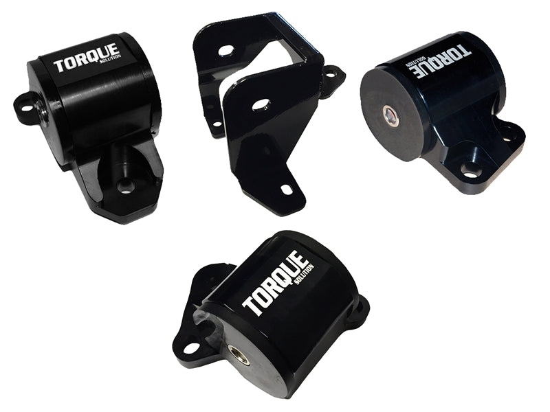 Torque Solution Billet Aluminum Mount Kit (2 Bolt): 96-00 Honda Civic EK B/D-Series - eliteracefab.com