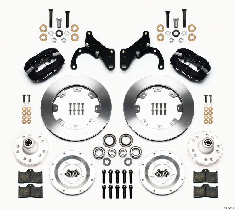 Wilwood Forged Dynalite Front Kit 12.19in 69-70 Impala Drum/Disc 69-82 Vette Wilwood