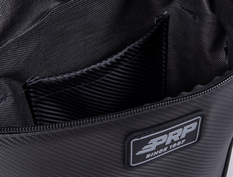 PRP Polaris RZR Front Door Bag with Knee Pad (Driver Side)- Black - eliteracefab.com