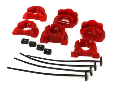 Energy Suspension 92-00 Honda Civic (Except 99-00 Si) / 93-97 Del Sol Red Motor Mount Inserts (Manua - eliteracefab.com