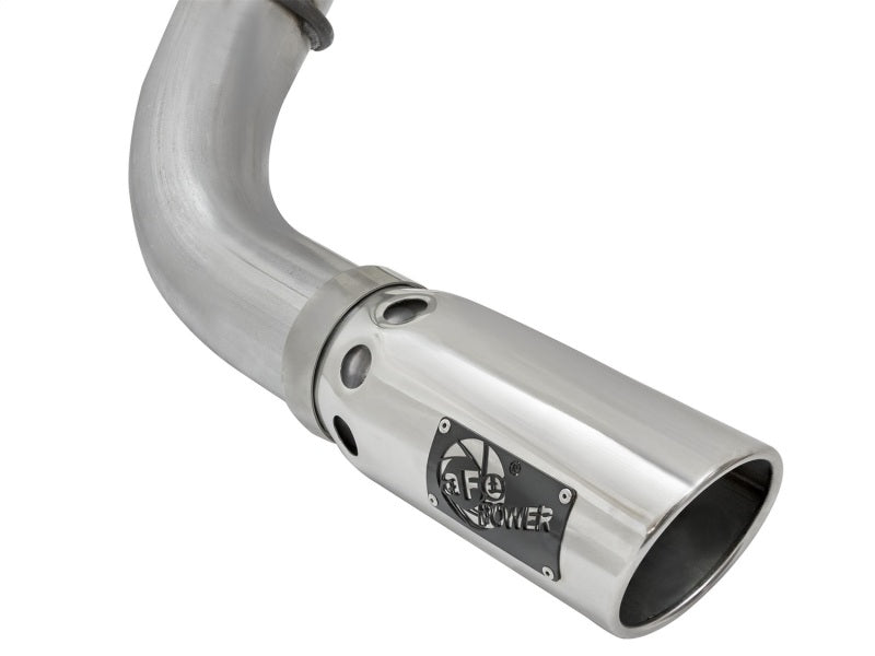 aFe LARGE Bore HD Exhausts 4in DPF-Back SS-409 2016 Nissan Titan XD V8-5.0L CC/SB (td) aFe