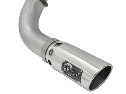 aFe LARGE Bore HD Exhausts 4in DPF-Back SS-409 2016 Nissan Titan XD V8-5.0L CC/SB (td) aFe