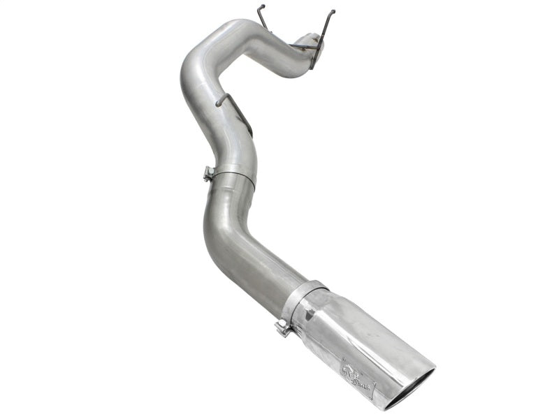 aFe MACHForce XP 5in DPF-Back SS Exht Dodge RAM 13-14 6.7L (td) Mega Cab w/ Polished Tip aFe