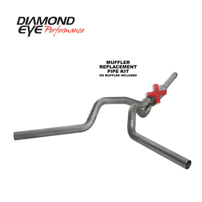 Diamond Eye KIT 4in CB DUAL SS: 94-97 FORD 7.3L F250/F350 PWRSTROKE Diamond Eye Performance