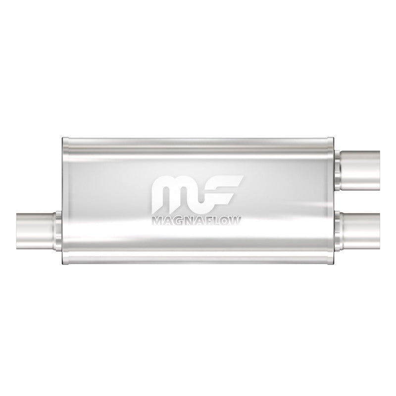 MagnaFlow Muffler Mag SS 18X5X8 2.5X2.5/2.5 O - eliteracefab.com