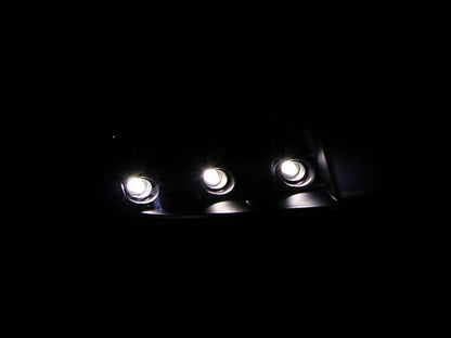 ANZO USA Dodge Ram W/O Sport Package Crystal Headlights Black; 1994-2001 - eliteracefab.com