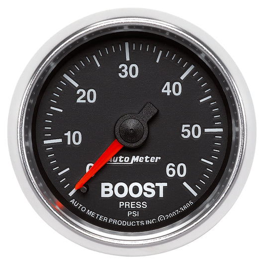 Autometer GS 52mm 0-60 psi Mechanical Boost Gauge 3805