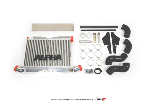 AMS Performance ALP.07.09.0010-1 09-11 Nissan GT-R Alpha Race X Front Mount Intercooler w/Logo