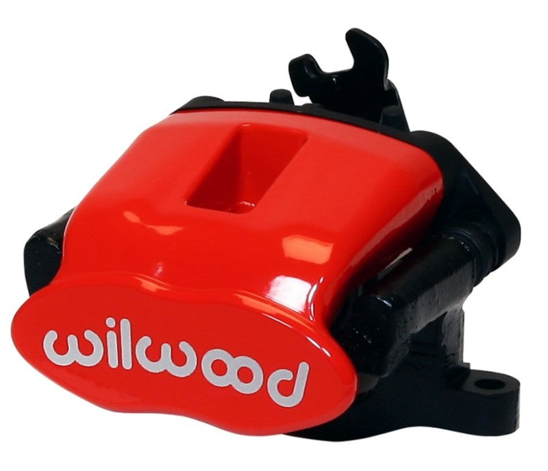 Wilwood Caliper-Combination Parking Brake-Pos 1-R/H-Red 34mm piston .81in Disc Wilwood