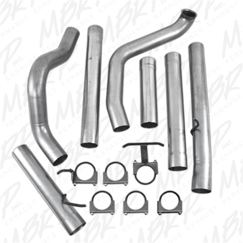 MBRP 1999-2003 Ford F-250/350 7.3L PLM Series Exhaust System 4" Turbo Back S6200PLM - eliteracefab.com