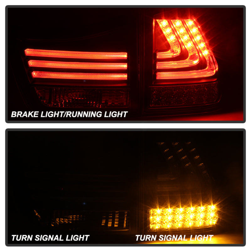 Spyder Lexus RX330/RX350 04-09 LED Tail Lights Black ALT-YD-LRX04-LED-BK - eliteracefab.com