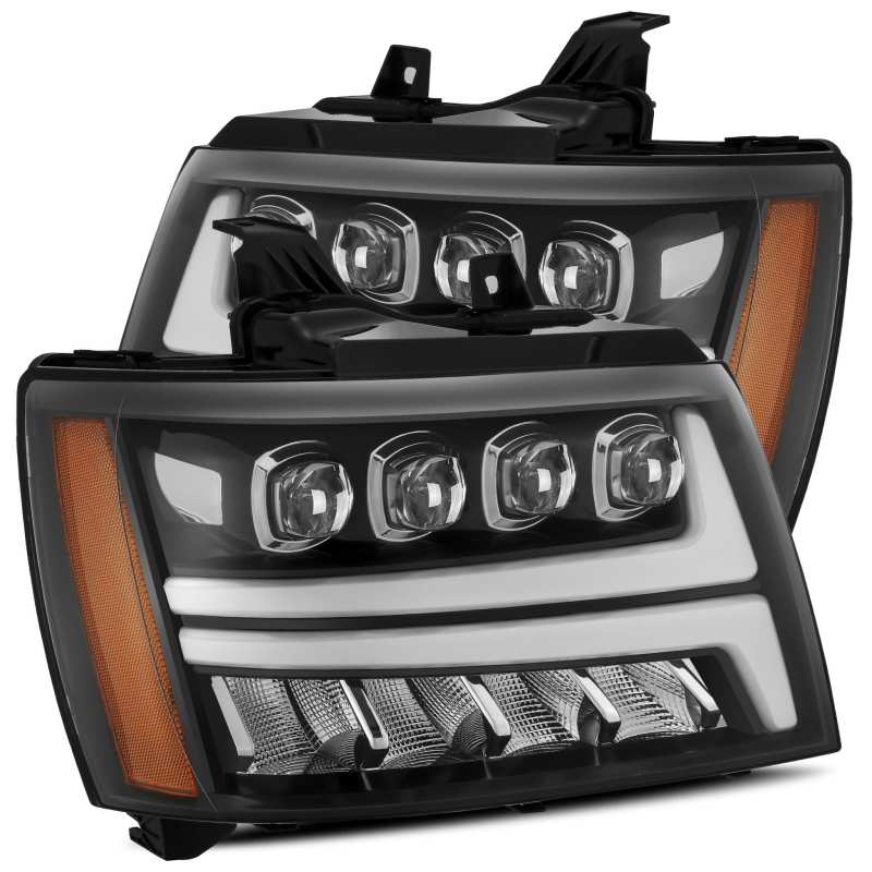 AlphaRex 880827 07-13 Toyota Tundra / 08-17 Sequoia PRO-Series Projector Headlights Chrome w/Seq. Sig. + DR