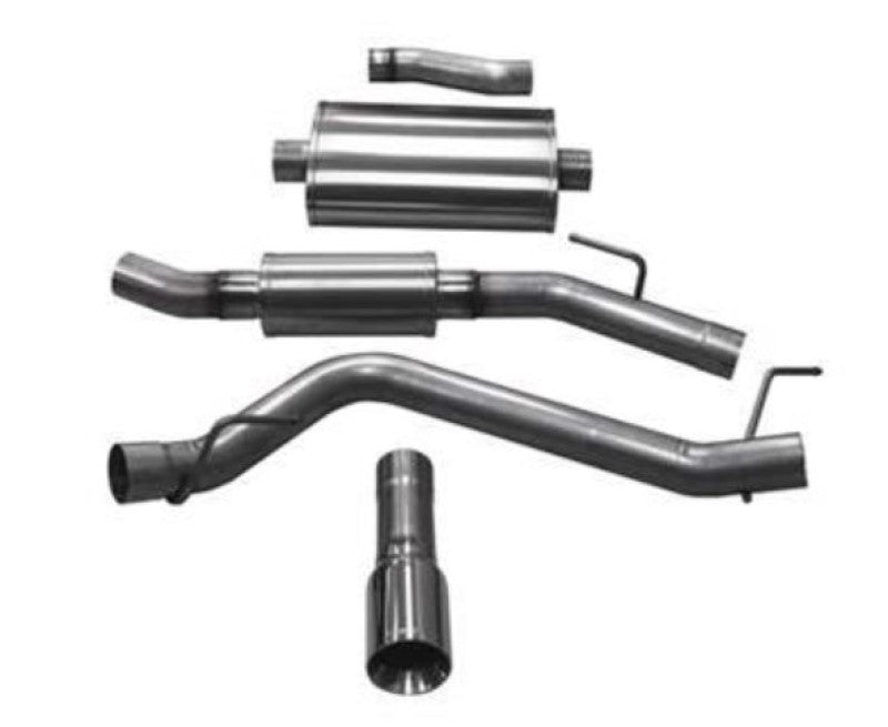 Corsa 2020 Jeep Gladiator JT 3.0in Cat-Back Single Touring Side Exit w/ 4.0in Polished Tip CORSA Performance