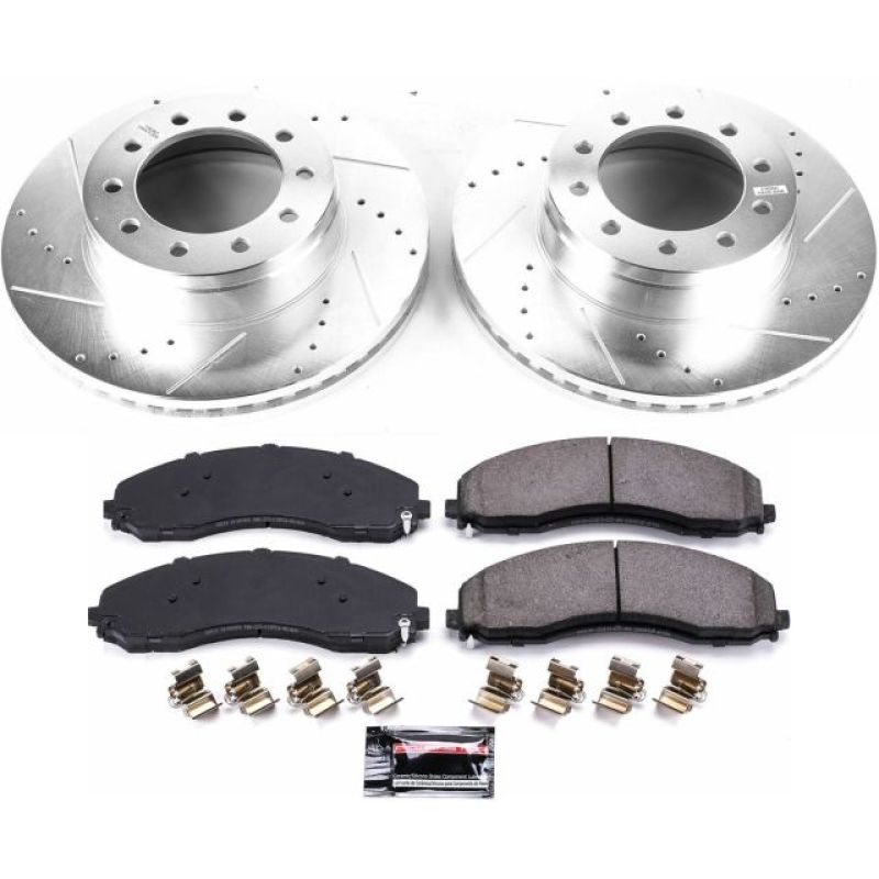 Power Stop 17-19 Ford F-450 Super Duty Front Z36 Truck & Tow Brake Kit - eliteracefab.com