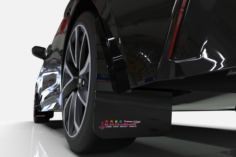 Rally Armor 18-22 Mk8 Ford Fiesta ST (ST Only) Black Mud Flap BCE Logo