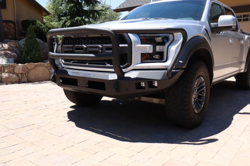 Road Armor 17-20 Ford Raptor Stealth Front Bumper w/Lonestar Guard - Tex Blk Road Armor