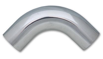 Vibrant 4in O.D. Universal Aluminum Tubing (90 degree bend) - Polished - eliteracefab.com