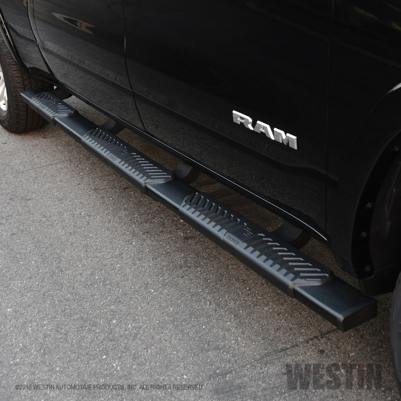 Westin 19-21 Ram 1500 Crew Cab R5 M-Series Wheel-to-Wheel Nerf Step Bars - Black - eliteracefab.com