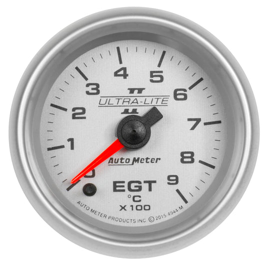 Autometer Ultra-Lite II Gauge Pyrometer (Egt) 2 1/16in 900c Digital Stepper Motor Ultra-Lite II 4944-M