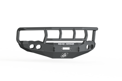 Road Armor 03-05 Dodge 2500 Stealth Front Winch Bumper w/Titan II Guard - Tex Blk Road Armor