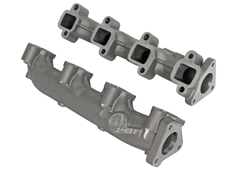 aFe Power BladeRunner Ported Ductile Iron Exhaust Manifold 01-16 GM Diesel Trucks V8-6.6L (td) - eliteracefab.com