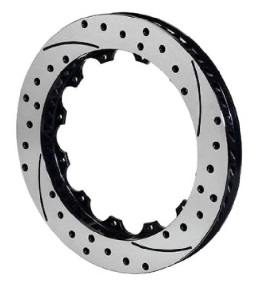 Wilwood Rotor-SRP48 SPC-37-RH-BLK-Drill 12.88 x 1.00 - 12 on 8.75in Wilwood