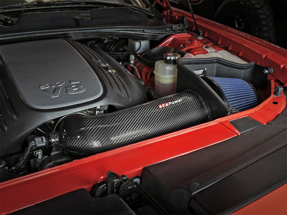 aFe MagnumFORCE Intakes Stage-2 P5R Carbon Fiber AIS 11-17 Dodge Challenger/Charger V8-5.7L Hemi - eliteracefab.com