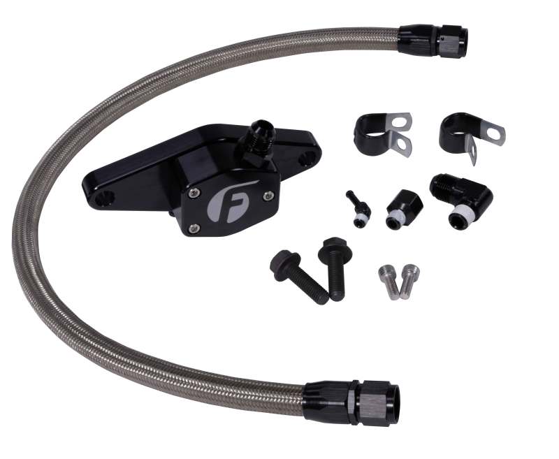 Fleece Performance 94-98 12V Coolant Bypass Kit w/ Stainless Steel Braided Line - eliteracefab.com