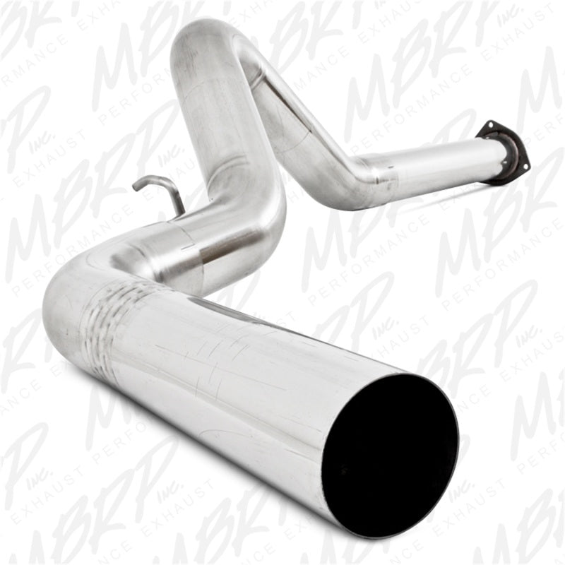 MBRP 07-10 Chevy/GMC 2500/3500 Duramax LMM 4in Filter Back Single Side T409 No Muffler - eliteracefab.com