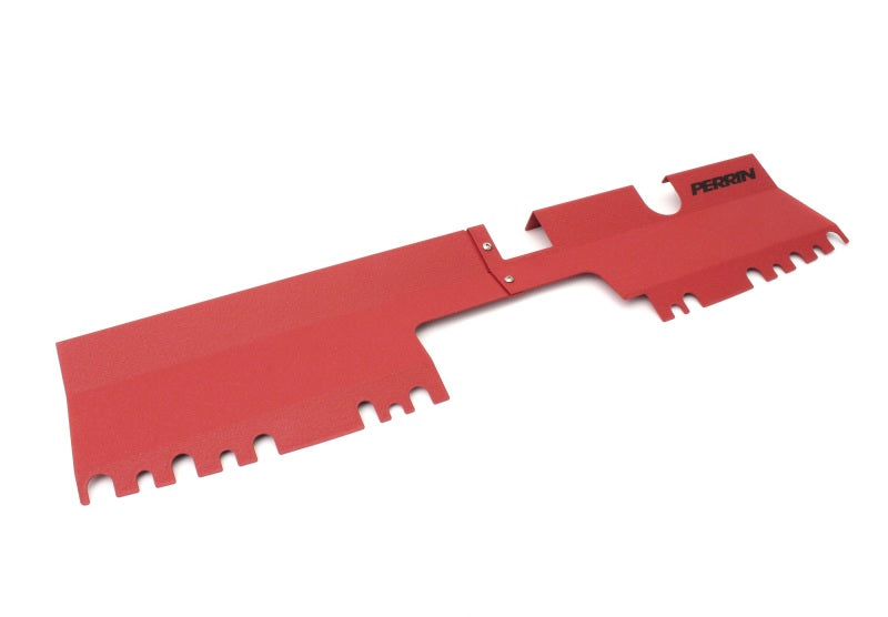 Perrin 15-21 WRX/STI Radiator Shroud (Without OEM Intake Scoop) - Red Perrin Performance