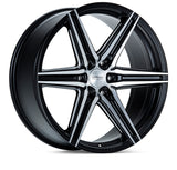 Vossen HF6-2 20x9.5 / 6x135 / ET15 / Deep Face / 87.1 - Brushed Matte Black Wheel