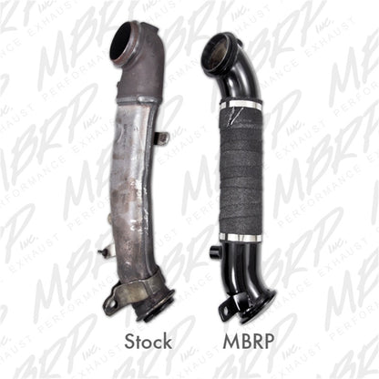 MBRP 11-13 Chev/GMC 6.6L Duramax 3in Turbo Down Pipe Black - eliteracefab.com