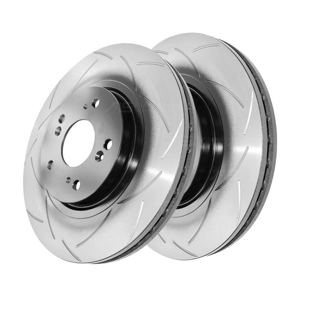 DBA 01-03 Acura CL / 95-05 TL / 04-05 TSX / 03-06 Accord V6 EX MT Front Slotted Street Series Rotor - eliteracefab.com