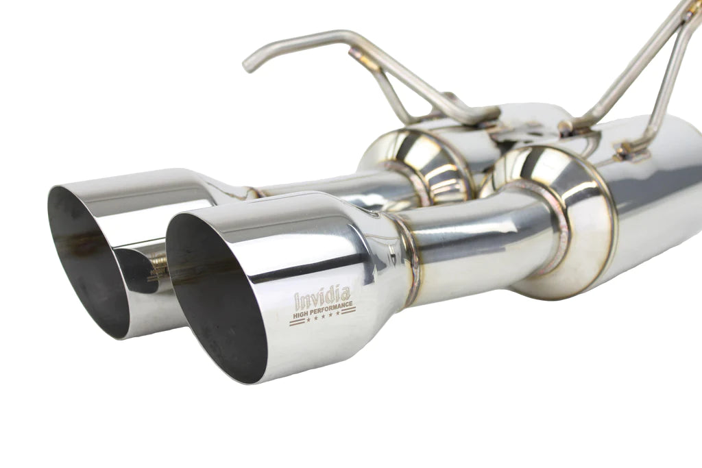 Invidia 2015+ Subaru WRX / STI Gemini/R400 Single Layer Quad Stainless Steel Tip Cat-Back Exhaust - eliteracefab.com