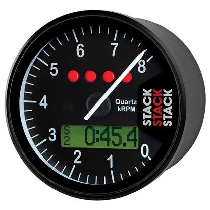 Autometer Stack Display Tachometer 0-8K RPM - Black ST700SR-A