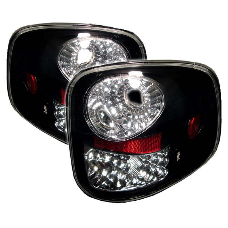 Spyder Ford F150 Flareside 97-03 LED Tail Lights Black ALT-YD-FF15097FS-LED-BK - eliteracefab.com