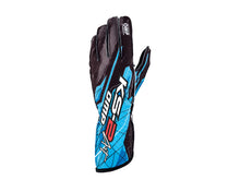 Load image into Gallery viewer, OMP KS-2 Art Gloves Black/Cyan - Size M