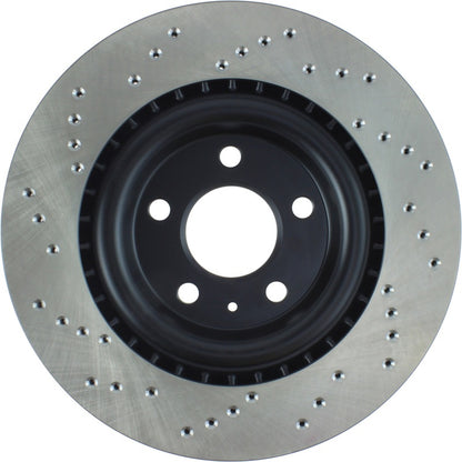 StopTech 12 Audi A6 Quattro/11-12 A7 Quattro/13 Q5/7-11/13 S4/12 S5 Rear Left Drilled Cryo Rotor Stoptech
