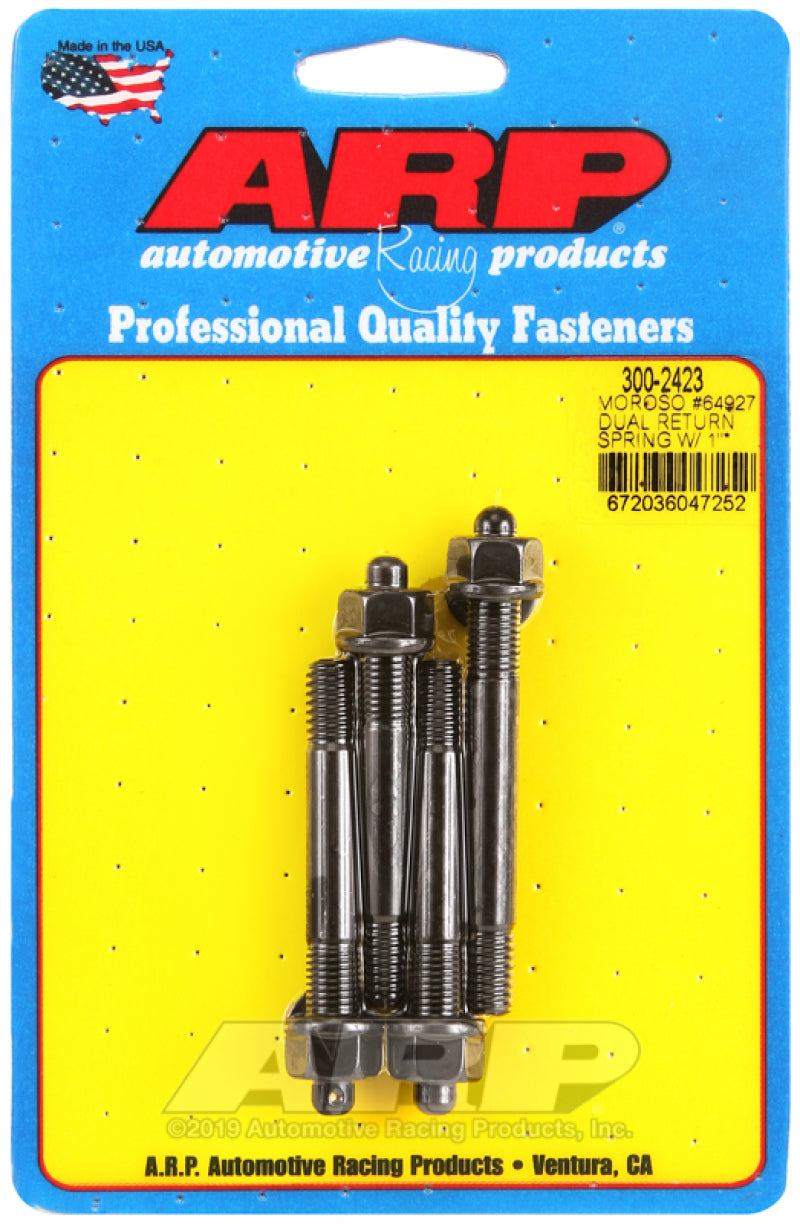 ARP Moroso 64927 Dual Return Spring w/ 1in Spacer Plate pro Series Carb Stud Kit ARP