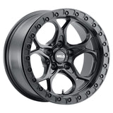 Weld Off-Road W901 17X10 Ledge Beadlock5 5X127 ET-25 BS4.50 Satin Black / Black Ring 71.5