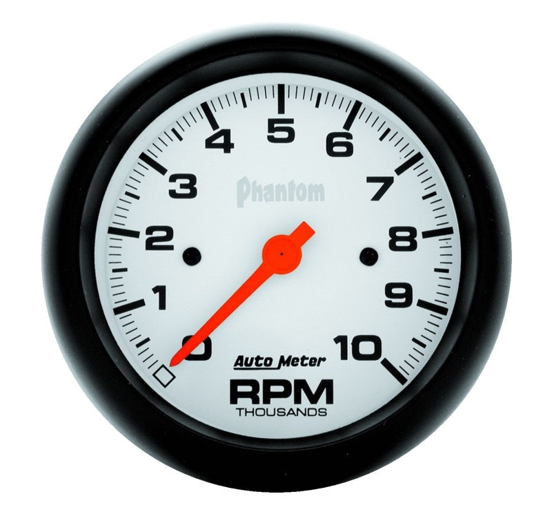 Autometer Phantom 3-3/8in 10000 PRM In-Dash Single Range Tachometer 5897