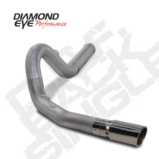 Diamond Eye KIT 5in DPF-BACK SGL AL: 2011-2015 CHEVY 6.6L 2500/3500 Diamond Eye Performance