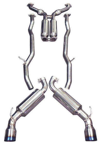 Injen 06-09 Civic Si Coupe Only 60mm Cat-back Exhaust w/ Titanium Tip Injen